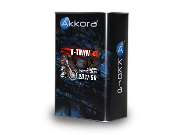 Akkora V-TWIN 4T 20W-50 4L